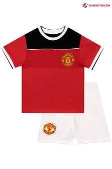 Character Red Manchester United Kids Football Kit Style Pyjamas (P50743) | ₪ 46