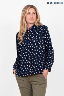 Brakeburn - Corduroy overhemd met madeliefjesprint (P51383) | €34