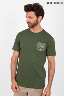 Brakeburn Green Linear Landscape Pocket Tee (P51741) | €16.50