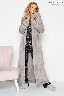 Long Tall Sally Pink Honeycomb Hooded Dressing Gown (P52619) | R765