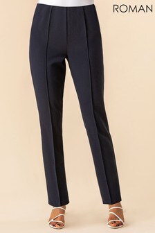 Roman Navy Soft Jersey Tapered Trouser (P52932) | €34