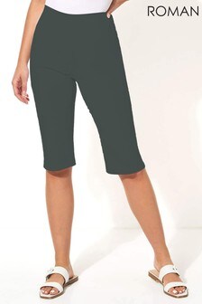 Roman Forest Green Knee Length Stretch Shorts (P52981) | 30 €