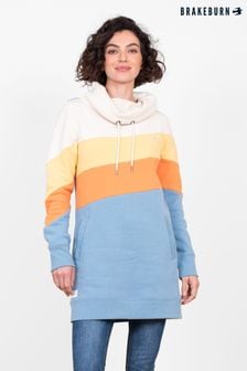 Brakeburn White Drew Colourblock Sweatshirt (P53588) | €33