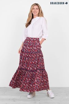 Brakeburn Red Floral Maxi Skirt (P53591) | €31