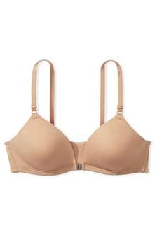 Victoria's Secret PINK Praline Nude Non Wired Lightly Lined Front Close Bra (P53765) | €33