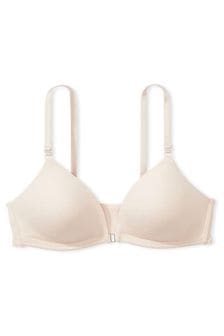 Victoria's Secret PINK Marzipan Nude Non Wired Lightly Lined Front Close Bra (P53766) | kr530