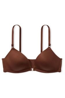 Victoria's Secret PINK Ganache Nude Brown Non Wired Lightly Lined Front Close Bra (P53767) | €40