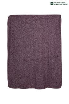 Mountain Warehouse Purple Double Fleece Melange Blanket (P54025) | 14,600 Ft