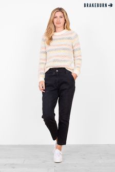 Brakeburn Stretch-Jeans in Mom Fit mit elastischem Taillenbund (P54095) | 84 €