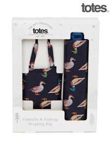 Totes Blue Duck Supermini & Matching Bag in Bag shopper (P54381) | $30