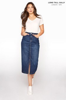 Long Tall Sally Denim Skirt