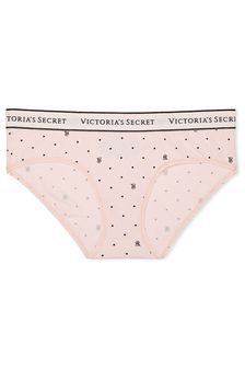 Logo à pois rose le plus pur - Culotte Victoria’s Secret hipster à logo (P57936) | €11