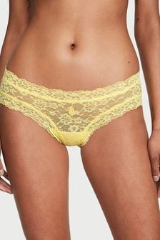 Victoria's Secret Lemon Birthstone Embroidery Cheeky Lace Knickers (P57947) | €20