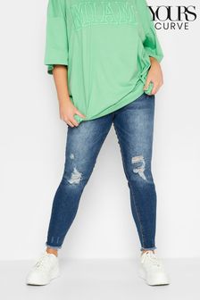 Yours Blue Jenny Rip Knee Jegging (P58579) | $41