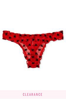 Victoria's Secret Ruffle Mesh Thong Panty (P59307) | 18 €