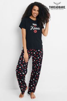 Pijama Threadbare din bumbac (P59419) | 160 LEI
