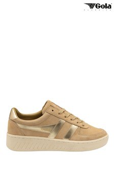 Gola Yellow Grandslam Pearl Ladies' Suede Lace-Up Trainers (P60986) | 108 €