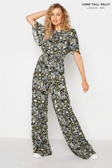 Long Tall Sally Ditsy Print Jumpsuit