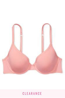 Victoria's Secret Starlet Pink Smooth Logo Strap Lightly Lined Full Cup T-Shirt Bra (P62328) | kr640