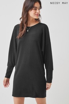 Noisy May Black Batwing Knitted Dress (P65697) | $30