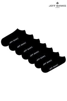 שחור - מארז שבעה זוגות גרבי קרסוליות לגברים של Jeff Banks (P65841) | ‏32 ₪