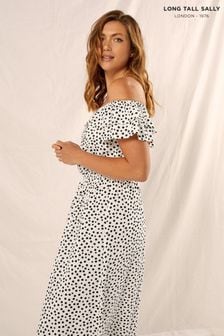 Robe longue Sally dobby à superpositions (P66459) | €26