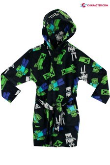 Character Black Minecraft Kids Dressing Gown (P67276) | SGD 34