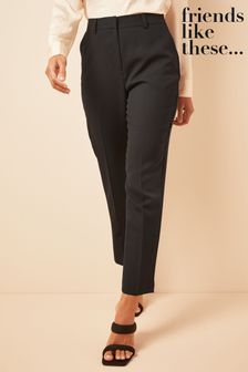 Friends Like These Black Tailored Ankle Grazer Trousers (P67593) | €17
