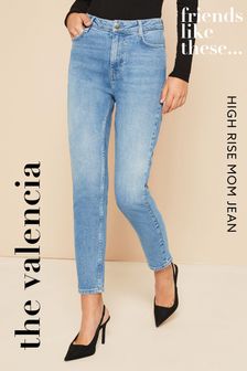 Friends Like These Mid Blue Mom Jean (P67683) | €34