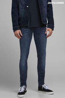 Dark Blue - Jack & Jones Liam 5 Pocket Skinny Jeans (P69412) | KRW57,500