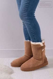 Just Sheepskin Brown Ladies Surrey Sheepskin Boots (P69717) | 133 €