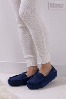כחול  - נעלי בית מעור כבש של Just Sheepskin דגם Sophie לנשים (P69722) | ‏377 ‏₪