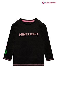 Character Shop Black Minecraft Long Sleeve Top (P71453) | ₪ 46