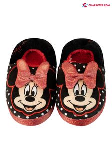 Character Black Minnie Mouse Kids Disney Slippers (P71484) | ₪ 46
