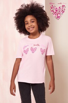 Wear it with Love Pink Hearts T Shirt (P71921) | $22