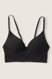 Victoria's Secret PINK Pure Black Smooth Non Wired Push Up Bralette (P72645) | €36