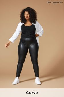 ONLY Curve Black Coated Leggings (P73052) | €10.50