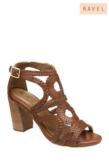 Ravel Brown Ladies Block Heel Sandal (P73951) | 101 €