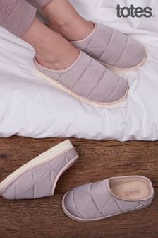 Totes Pink Girls Premium Quilted Mule Slippers Mini Me (P74234) | ₪ 62