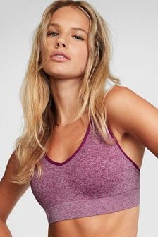 Victoria's Secret PINK Vivid Magenta Marl Pink Non Wired Lightly Lined Seamless Air Sports Bra (P75218) | €40