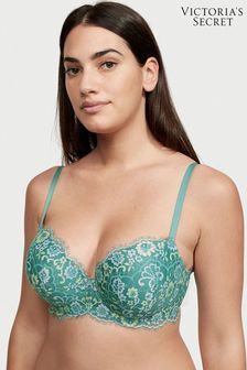 Victoria's Secret Runaway Teal Blue Lace Lightly Lined Demi Bra (P75560) | 70 €