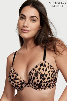 Victoria's Secret Leopard Brown Smooth Lightly Lined Demi Bra (P75687) | €61