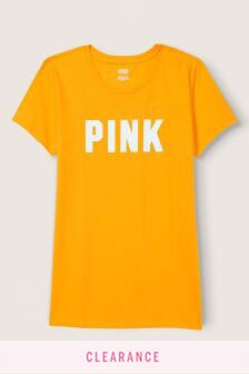 yellow and pink t shirt