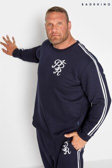BadRhino Big & Tall Blue 2 Stripe Sweatshirt (P76213) | 31 €