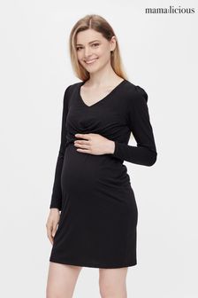 Mamalicious Black Maternity and Nursing Function Jersey Dress (P76864) | 49 €