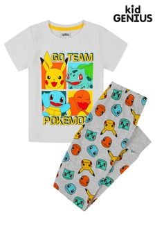 Kid Genius White Boys Pokemon Go Team Short Sleeve Long Leg Pyjama (P76932) | 19 €