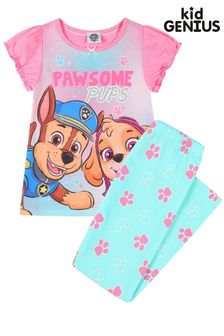 Kid Genius Pink Paw Patrol Pawsome Pups Girls Licensing Short Sleeve Long Leg Pyjamas (P76981) | 19 €