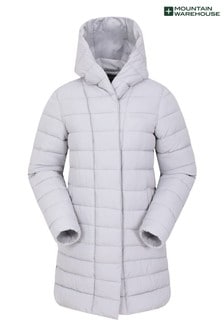 Mountain Warehouse Silver Aspen Recycled Longline Womens Padded Jacket (P77574) | $211