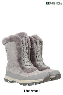 Mountain Warehouse Green Ohio Womens Thermal Fleece Lined Snow Boot (P77588) | 90 €