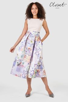 Closet Purple Full Skirt Dress (P78389) | 303 zł
